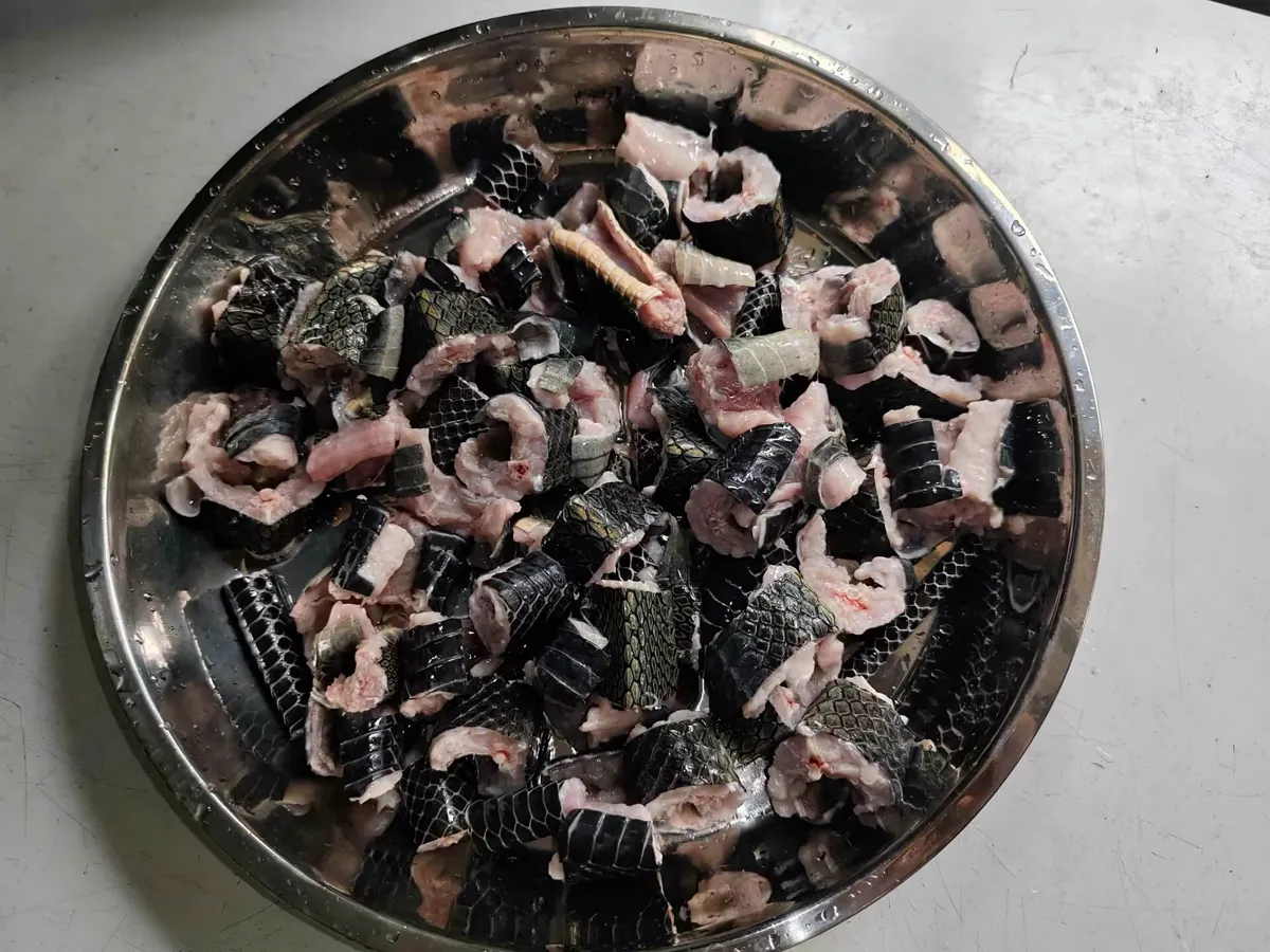 Rohes Fleisch, portioniert